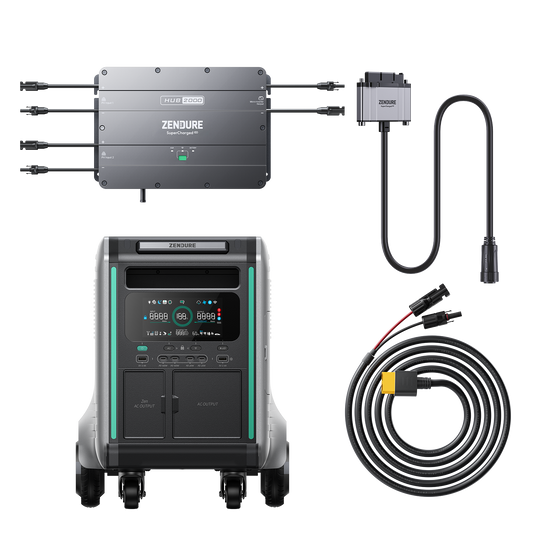 Hub 2000 + SuperBase V Plug and Play Solar System
