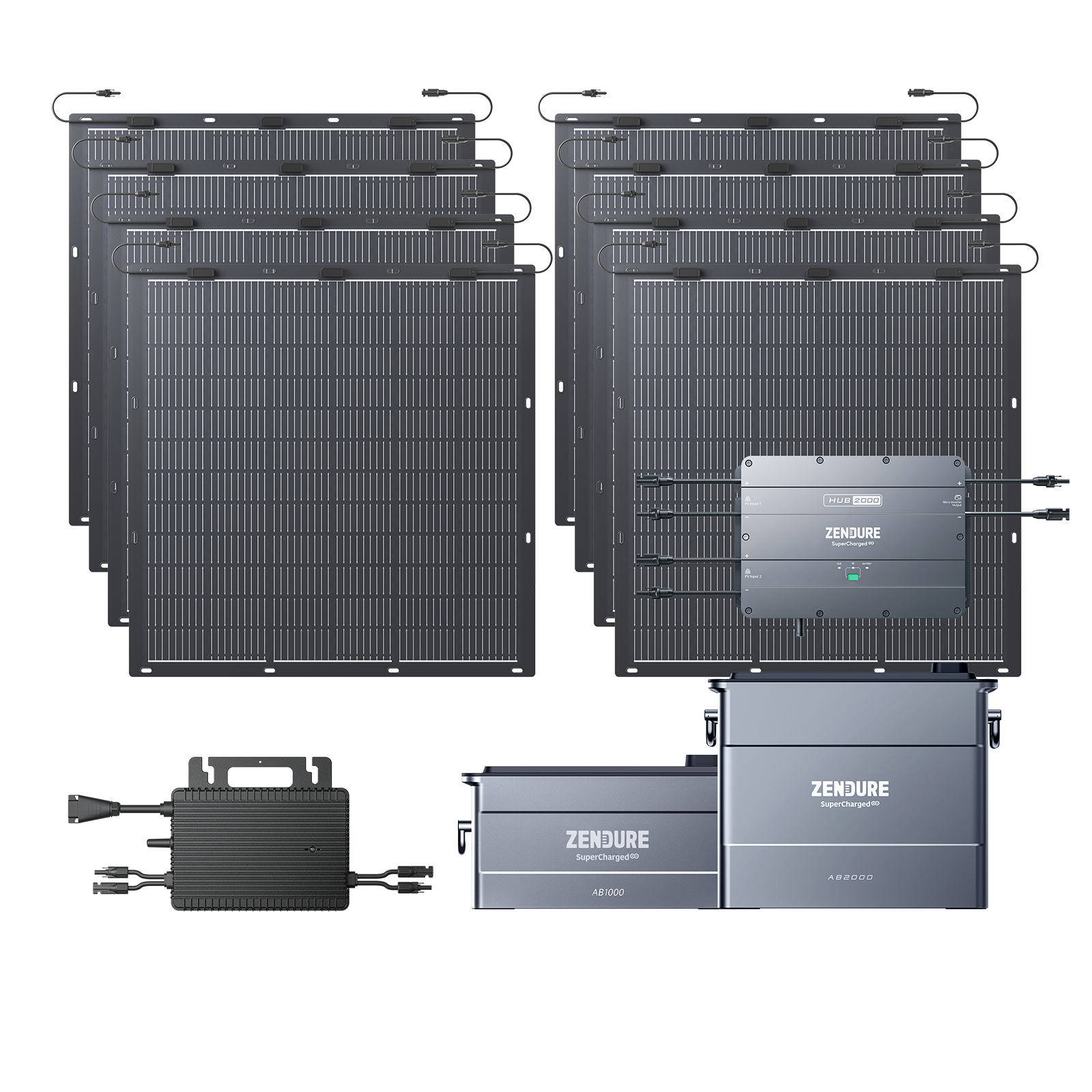 Zendure Solarflow Hub 2000 Balcony Power Plant- Professional Balcony ...
